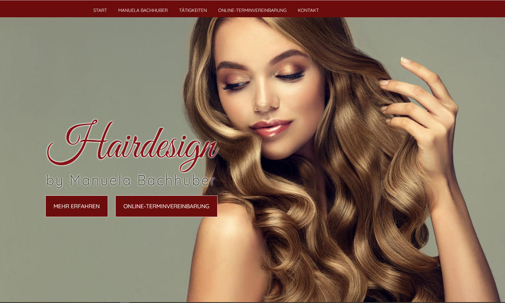 Referenz: Website manuela-bachhuber.de