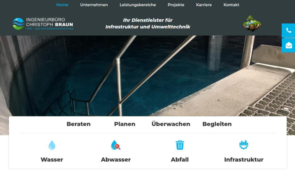 Referenz: Website ib-cb.de